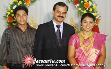 Ajay Stephy Wedding Photo